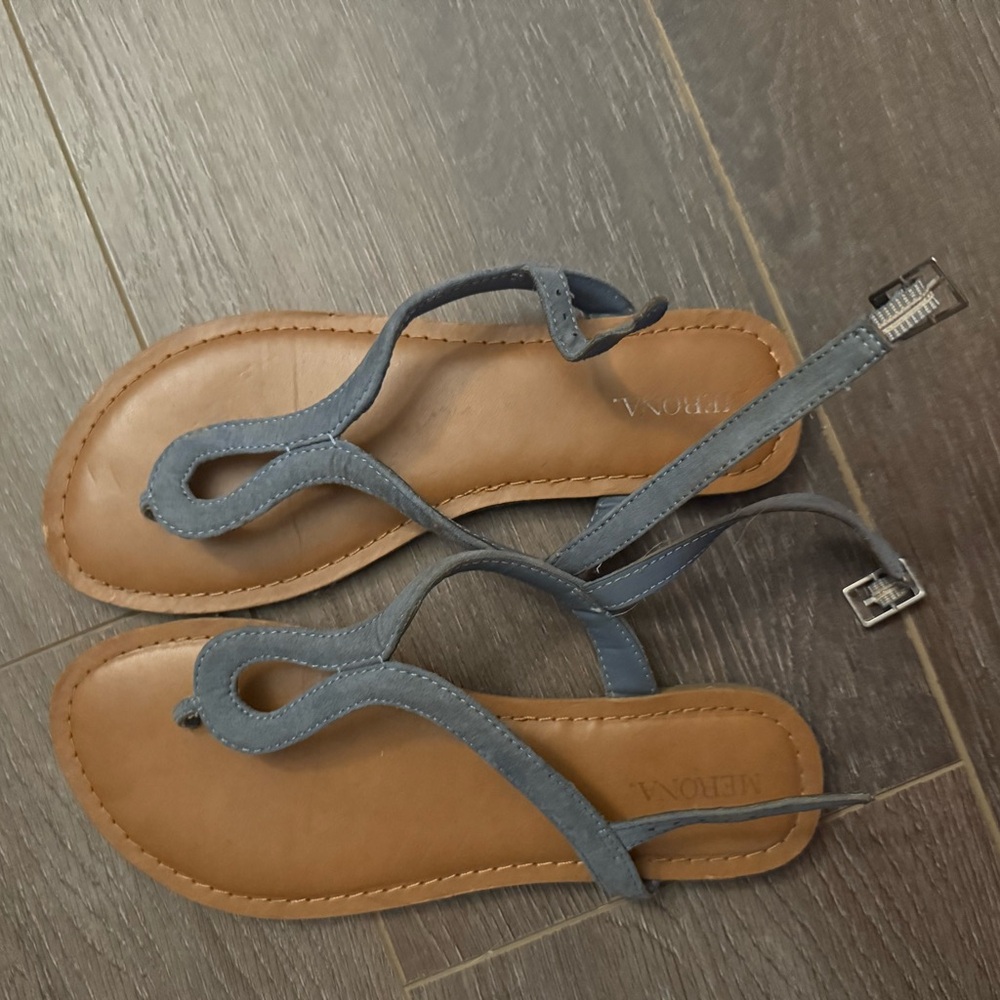 Blue Sandals